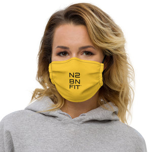 N2BNFIT Premium face mask - Gym Gold